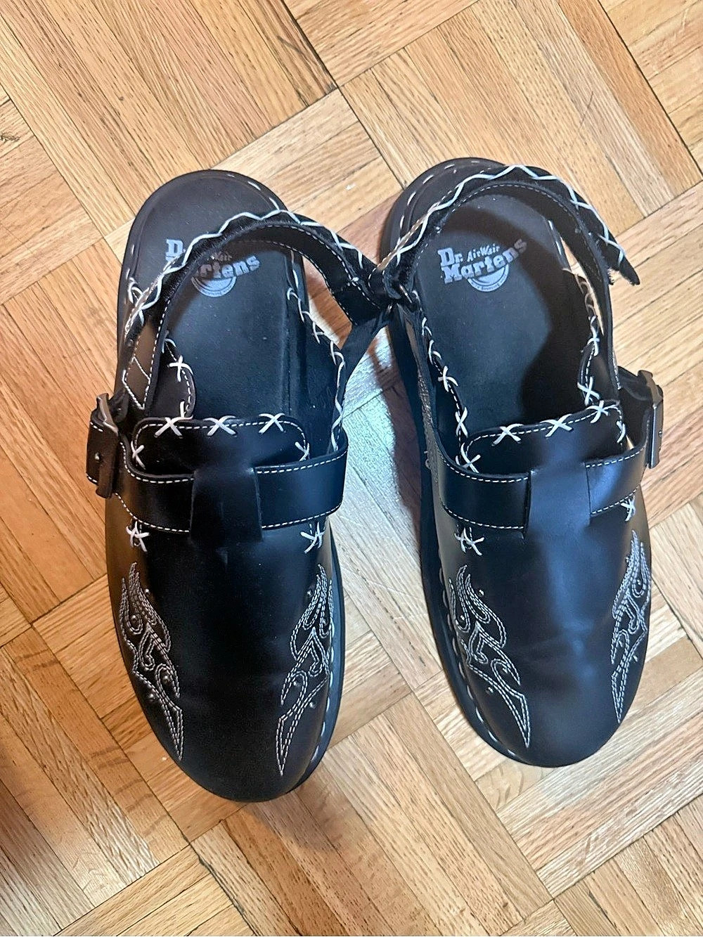 Dr. Martens Black & White US 12 /EU 46 Jorge Clog
